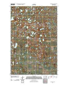 Goldwin SE North Dakota Historical topographic map, 1:24000 scale, 7.5 X 7.5 Minute, Year 2011