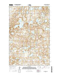 Goldwin SW North Dakota Current topographic map, 1:24000 scale, 7.5 X 7.5 Minute, Year 2014