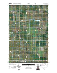 Golva North Dakota Historical topographic map, 1:24000 scale, 7.5 X 7.5 Minute, Year 2011