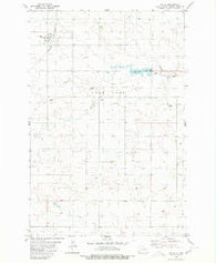 Golva North Dakota Historical topographic map, 1:24000 scale, 7.5 X 7.5 Minute, Year 1980