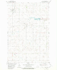 Golva North Dakota Historical topographic map, 1:24000 scale, 7.5 X 7.5 Minute, Year 1980