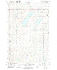 Goodrich West North Dakota Historical topographic map, 1:24000 scale, 7.5 X 7.5 Minute, Year 1978