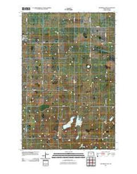 Goodrich East North Dakota Historical topographic map, 1:24000 scale, 7.5 X 7.5 Minute, Year 2011