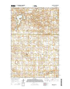 Goodrich SW North Dakota Current topographic map, 1:24000 scale, 7.5 X 7.5 Minute, Year 2014