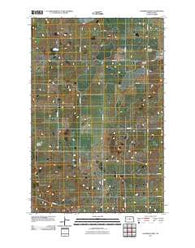 Goodrich West North Dakota Historical topographic map, 1:24000 scale, 7.5 X 7.5 Minute, Year 2011