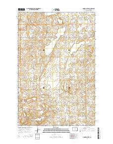 Goodrich West North Dakota Current topographic map, 1:24000 scale, 7.5 X 7.5 Minute, Year 2014