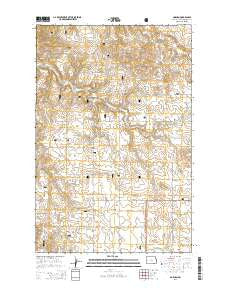Gorham North Dakota Current topographic map, 1:24000 scale, 7.5 X 7.5 Minute, Year 2014