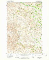 Gorham NW North Dakota Historical topographic map, 1:24000 scale, 7.5 X 7.5 Minute, Year 1963