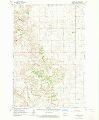 Gorham SE North Dakota Historical topographic map, 1:24000 scale, 7.5 X 7.5 Minute, Year 1963