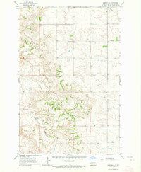 Gorham SE North Dakota Historical topographic map, 1:24000 scale, 7.5 X 7.5 Minute, Year 1963