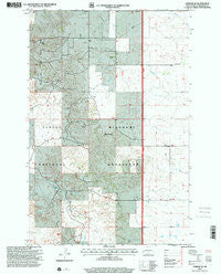 Gorham SE North Dakota Historical topographic map, 1:24000 scale, 7.5 X 7.5 Minute, Year 1997