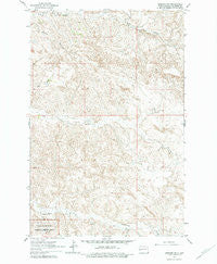 Gorham SW North Dakota Historical topographic map, 1:24000 scale, 7.5 X 7.5 Minute, Year 1963