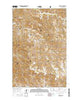 Gorham NW North Dakota Current topographic map, 1:24000 scale, 7.5 X 7.5 Minute, Year 2014