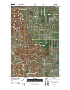 Gorham SE North Dakota Historical topographic map, 1:24000 scale, 7.5 X 7.5 Minute, Year 2011