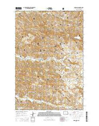 Gorham SW North Dakota Current topographic map, 1:24000 scale, 7.5 X 7.5 Minute, Year 2014