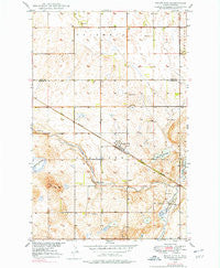 Grace City North Dakota Historical topographic map, 1:24000 scale, 7.5 X 7.5 Minute, Year 1949