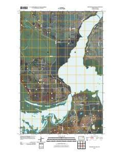 Grahams Island North Dakota Historical topographic map, 1:24000 scale, 7.5 X 7.5 Minute, Year 2011
