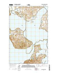 Grahams Island North Dakota Current topographic map, 1:24000 scale, 7.5 X 7.5 Minute, Year 2014