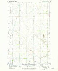 Grand Forks SW North Dakota Historical topographic map, 1:24000 scale, 7.5 X 7.5 Minute, Year 1971