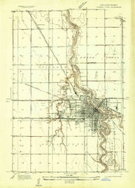 Grand Forks North Dakota Historical topographic map, 1:24000 scale, 7.5 X 7.5 Minute, Year 1934