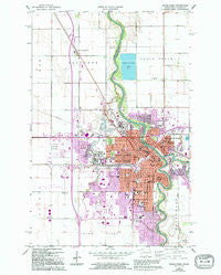 Grand Forks North Dakota Historical topographic map, 1:24000 scale, 7.5 X 7.5 Minute, Year 1994