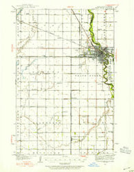 Grand Forks North Dakota Historical topographic map, 1:62500 scale, 15 X 15 Minute, Year 1934