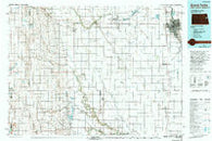 Grand Forks North Dakota Historical topographic map, 1:100000 scale, 30 X 60 Minute, Year 1985