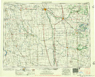 Grand Forks North Dakota Historical topographic map, 1:250000 scale, 1 X 2 Degree, Year 1956