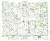 Grand Forks North Dakota Historical topographic map, 1:250000 scale, 1 X 2 Degree, Year 1966