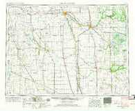 Grand Forks North Dakota Historical topographic map, 1:250000 scale, 1 X 2 Degree, Year 1952