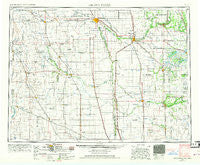 Grand Forks North Dakota Historical topographic map, 1:250000 scale, 1 X 2 Degree, Year 1952