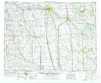 Grand Forks North Dakota Historical topographic map, 1:250000 scale, 1 X 2 Degree, Year 1952