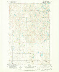 Grand View North Dakota Historical topographic map, 1:24000 scale, 7.5 X 7.5 Minute, Year 1974