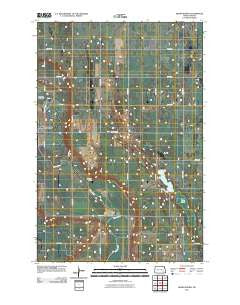 Grand Rapids North Dakota Historical topographic map, 1:24000 scale, 7.5 X 7.5 Minute, Year 2011