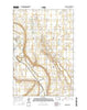 Grand Rapids North Dakota Current topographic map, 1:24000 scale, 7.5 X 7.5 Minute, Year 2014