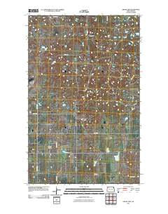 Grand View North Dakota Historical topographic map, 1:24000 scale, 7.5 X 7.5 Minute, Year 2011