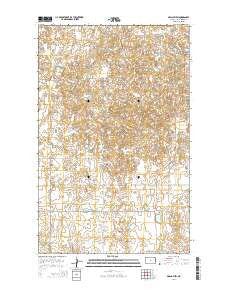 Grand View North Dakota Current topographic map, 1:24000 scale, 7.5 X 7.5 Minute, Year 2014