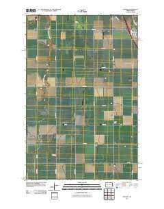 Grandin North Dakota Historical topographic map, 1:24000 scale, 7.5 X 7.5 Minute, Year 2011