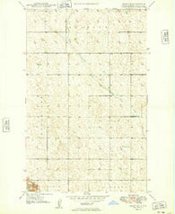 Grano NE North Dakota Historical topographic map, 1:24000 scale, 7.5 X 7.5 Minute, Year 1949
