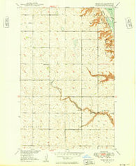 Grano SW North Dakota Historical topographic map, 1:24000 scale, 7.5 X 7.5 Minute, Year 1949