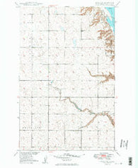 Grano SW North Dakota Historical topographic map, 1:24000 scale, 7.5 X 7.5 Minute, Year 1949