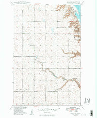 Grano SW North Dakota Historical topographic map, 1:24000 scale, 7.5 X 7.5 Minute, Year 1949