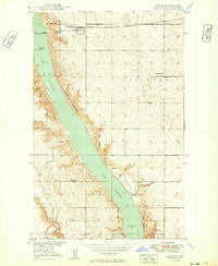 Grano North Dakota Historical topographic map, 1:24000 scale, 7.5 X 7.5 Minute, Year 1949