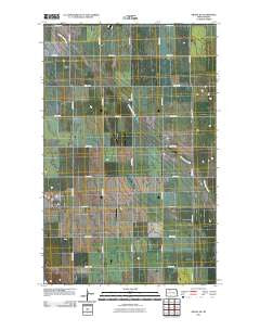 Grano NE North Dakota Historical topographic map, 1:24000 scale, 7.5 X 7.5 Minute, Year 2011