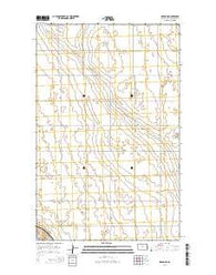 Grano NE North Dakota Current topographic map, 1:24000 scale, 7.5 X 7.5 Minute, Year 2014