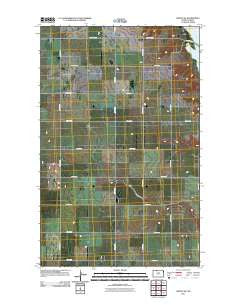 Grano SW North Dakota Historical topographic map, 1:24000 scale, 7.5 X 7.5 Minute, Year 2011