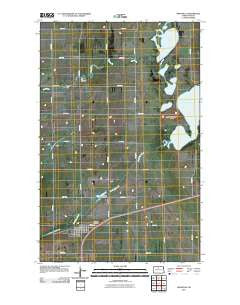 Granville North Dakota Historical topographic map, 1:24000 scale, 7.5 X 7.5 Minute, Year 2011