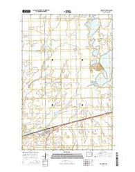 Granville North Dakota Current topographic map, 1:24000 scale, 7.5 X 7.5 Minute, Year 2014
