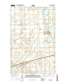 Granville North Dakota Current topographic map, 1:24000 scale, 7.5 X 7.5 Minute, Year 2014