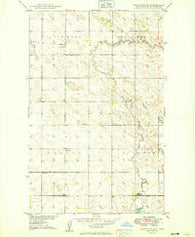 Granville NE North Dakota Historical topographic map, 1:24000 scale, 7.5 X 7.5 Minute, Year 1949